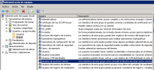 Windwos 2008: Acceder al grupo de escritorio remoto